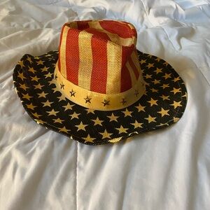 American Flag Sunwear Cowboy Hat
